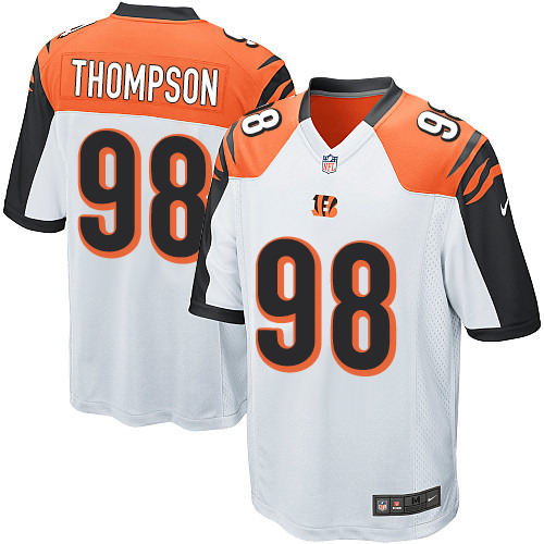 Youth Limited Brandon Thompson Nike Jersey White Road - #98 NFL Cincinnati Bengals